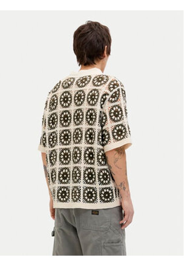 Jack & Jones - Jack&Jones Koszula Cartagena 12278724 Beżowy Loose Fit. Kolor: beżowy. Materiał: bawełna