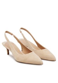 Lauren Ralph Lauren - LAUREN RALPH LAUREN Czółenka 802959263004 Beżowy. Kolor: beżowy. Materiał: skóra #2