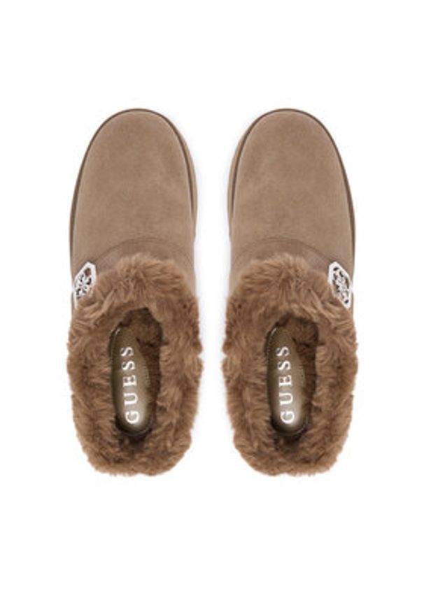 Guess Śniegowce FLFDOC ESU06 Brązowy. Kolor: brązowy. Materiał: materiał