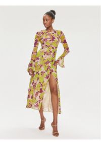 Pinko Sukienka koktajlowa 101834 A154 Zielony Regular Fit. Kolor: zielony. Materiał: wiskoza. Styl: wizytowy #1