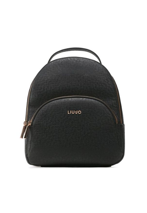 Liu Jo Plecak M Backpack AXX009 E0087 Czarny. Kolor: czarny. Materiał: skóra
