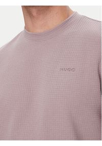 Hugo - HUGO T-Shirt Austin 50532011 Różowy jasny Regular Fit. Kolor: różowy. Materiał: syntetyk #2