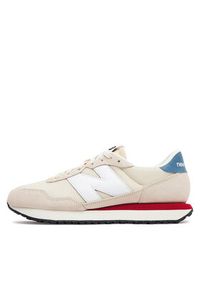 New Balance Sneakersy MS237VJ Beżowy. Kolor: beżowy. Materiał: materiał #4