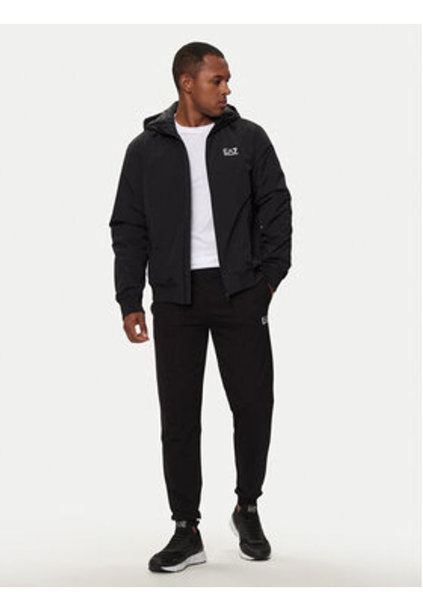 EA7 Emporio Armani Kurtka przejściowa 8NPB21 PNFZZ 1200 Czarny Regular Fit. Kolor: czarny. Materiał: syntetyk