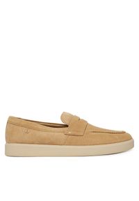 Clarks Półbuty Lockford Easy 26186190 Beżowy. Kolor: beżowy. Materiał: zamsz, skóra #1