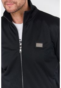 Dolce and Gabbana - DOLCE & GABBANA Czarny męski bomber, Rozmiar 52. Kolor: czarny #4