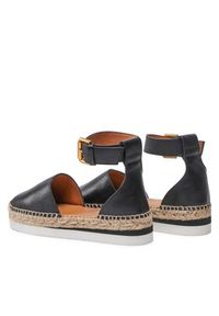 See By Chloé Espadryle SB26150 Czarny. Kolor: czarny. Materiał: skóra #5