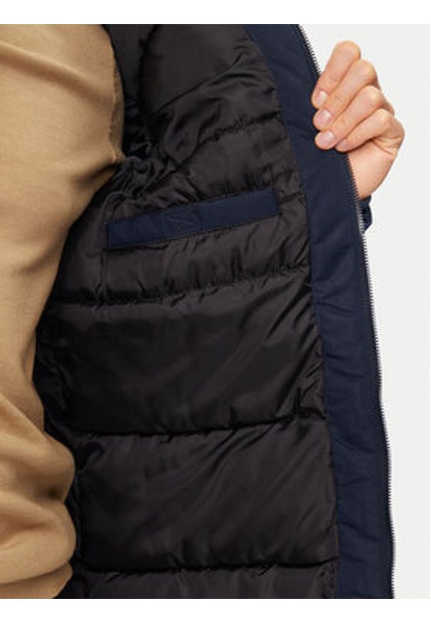 Jack & Jones - Jack&Jones Parka Construct 12258406 Granatowy Regular Fit. Kolor: niebieski. Materiał: syntetyk