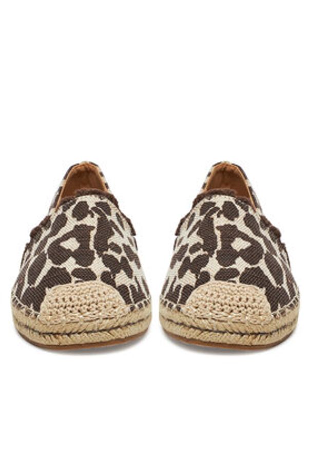 DeeZee Espadryle Q124-1 Brązowy. Kolor: brązowy. Materiał: materiał