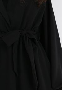 Born2be - Czarna Sukienka Gryntarish. Kolor: czarny. Materiał: materiał, zamsz. Typ sukienki: proste. Długość: mini #5