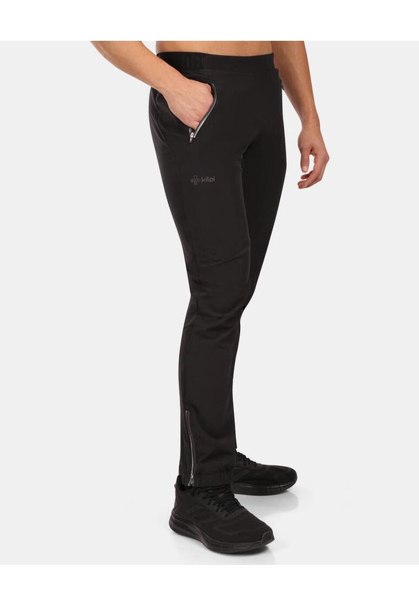 Męskie spodnie do biegania Kilpi HEYES-M. Kolor: czarny. Sport: bieganie