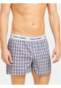 Jack & Jones - Jack&Jones Komplet 3 par bokserek Peter 12265461 Błękitny. Kolor: niebieski. Materiał: bawełna #7