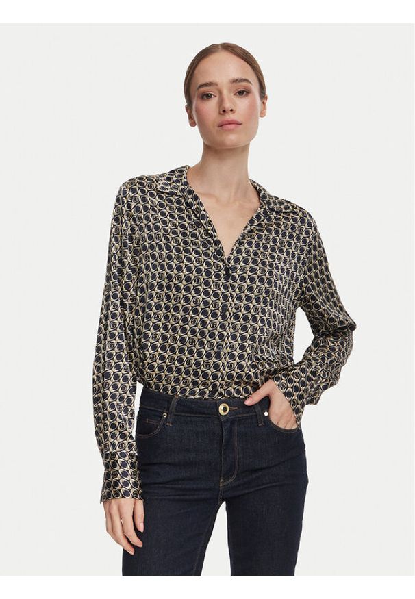 Guess Koszula W6YH23 W2946 Czarny Regular Fit. Kolor: czarny. Materiał: syntetyk