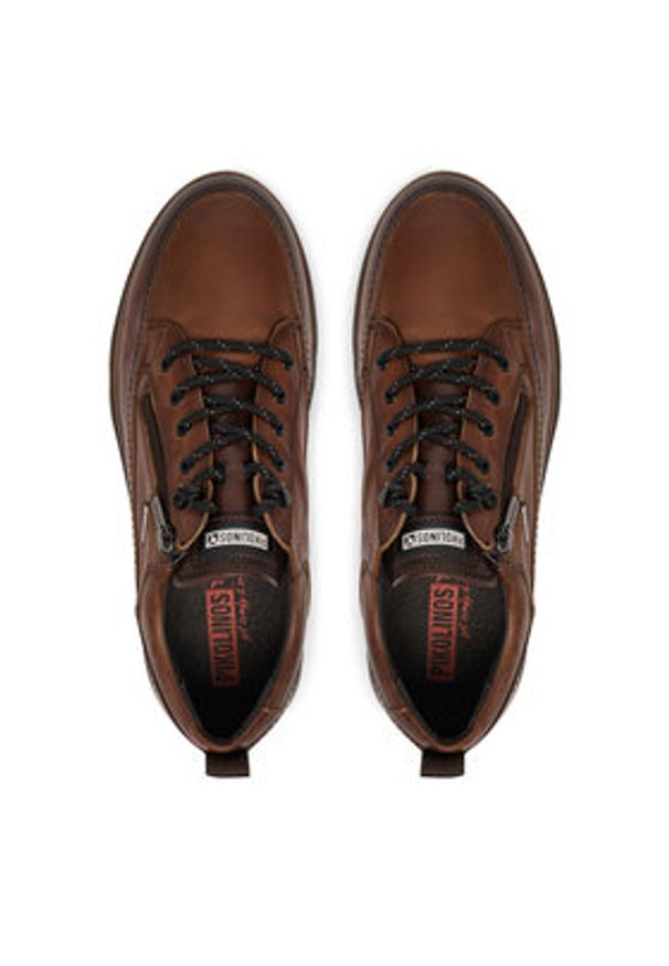 Pikolinos Półbuty M3M-4163C1 Brązowy. Kolor: brązowy. Materiał: skóra