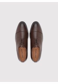 Pako Lorente - PAKO LORENTE – Brązowe eleganckie buty męskie. Kolor: brązowy, czarny. Materiał: skóra. Styl: elegancki #5