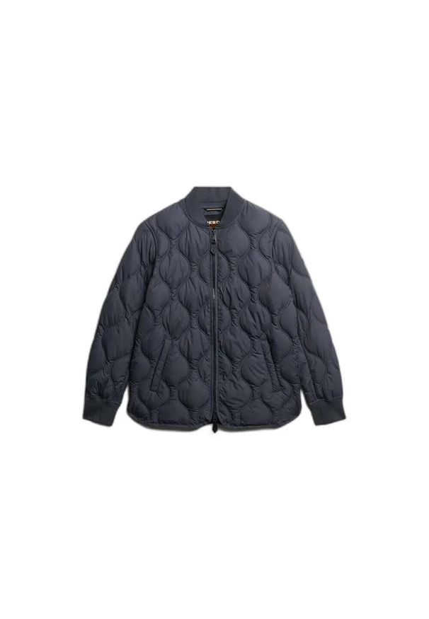 Damska kurtka puchowa Superdry. Kolor: czarny, wielokolorowy, brązowy. Materiał: puch