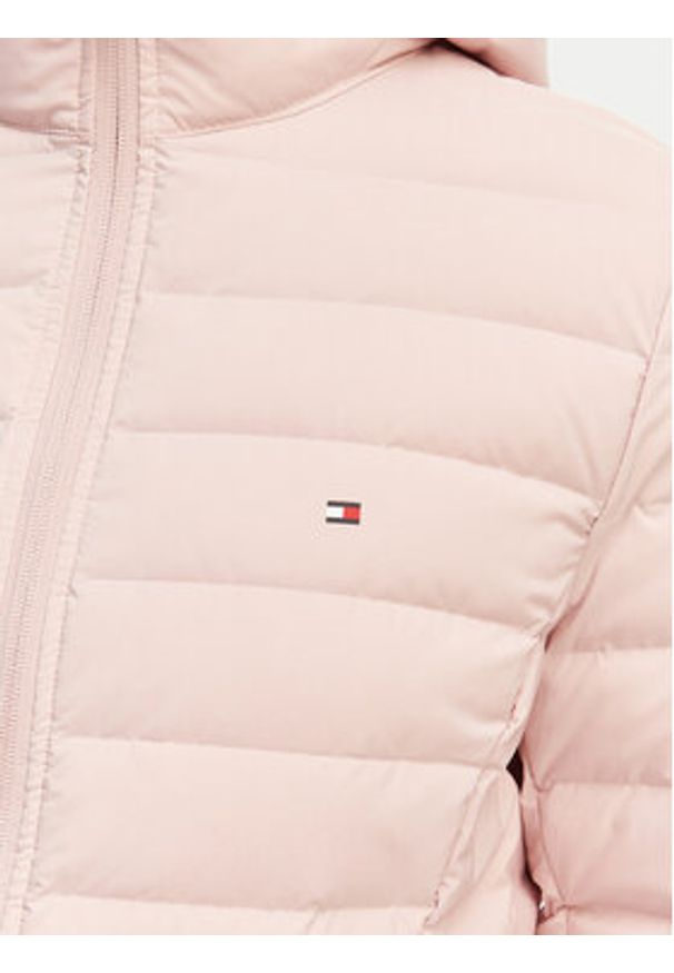 TOMMY HILFIGER - Tommy Hilfiger Kurtka przejściowa WW0WW47753 Różowy jasny Slim Fit. Kolor: różowy. Materiał: syntetyk