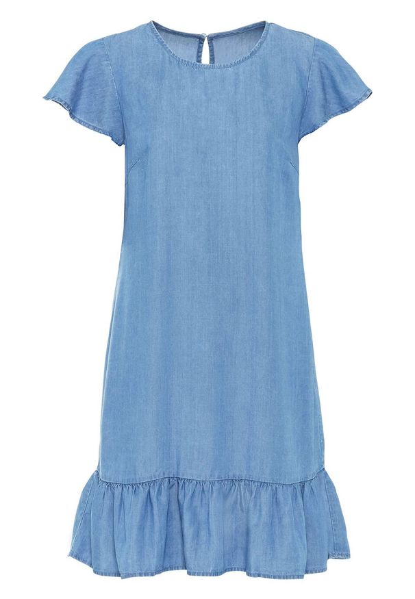 Sukienka TENCEL™ lyocell bonprix niebieski "bleached”. Kolor: niebieski. Materiał: lyocell