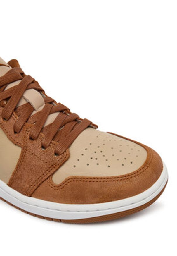 Nike Sneakersy Air Jordan 1 Low Se FJ3453 200 Brązowy. Kolor: brązowy. Materiał: skóra. Model: Nike Air Jordan