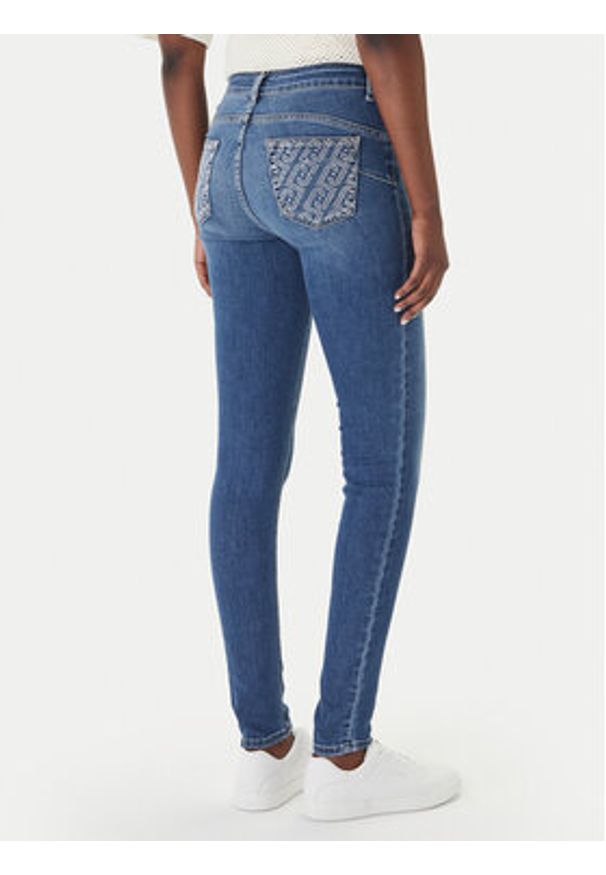 Liu Jo Jeansy UA6013 D0305 Granatowy Slim Fit. Kolor: niebieski