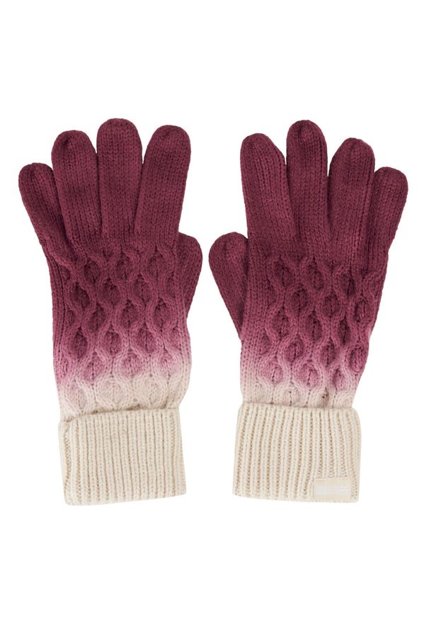 Regatta - Rękawiczki Damskie Ombre Frosty VIII. Kolor: czerwony, wielokolorowy, biały. Sport: turystyka piesza