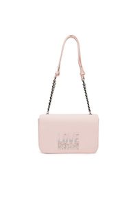 Love Moschino - LOVE MOSCHINO Torebka JC4254PP0MKD0601 Różowy. Kolor: różowy. Materiał: skórzane