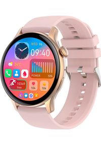 Smartwatch Rubicon RNCF10 Różowy. Rodzaj zegarka: smartwatch. Kolor: różowy #1