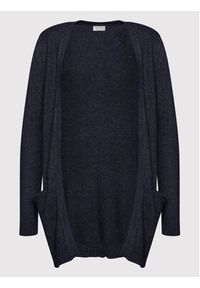 Vila Kardigan Ril 14044041 Granatowy Regular Fit. Kolor: niebieski. Materiał: wiskoza #4