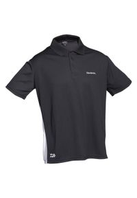 DAIWA - Koszulka Wędkarska Polo Daiwa D-Vec Black. Typ kołnierza: polo. Kolor: czarny