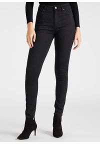 Lee - LEE SCARLETT ULTRA HIGH DAMSKIE SPODNIE JEANSOWE JEANSY BLACK WORN L30LEOFA