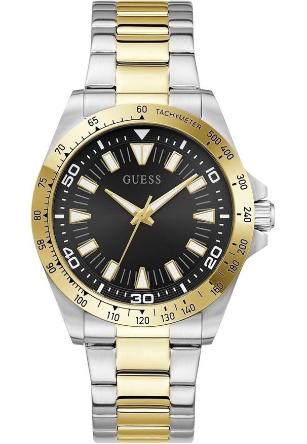 Zegarek Guess Zegarek męski Guess GW1064G4 srebrny. Kolor: srebrny