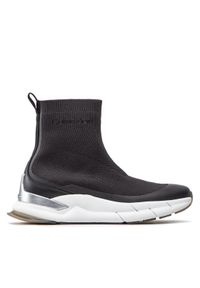 Calvin Klein Sneakersy Sock Boot - Knit HW0HW01177 Czarny. Kolor: czarny. Materiał: materiał #1