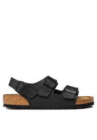 Birkenstock Sandały Milano 034791 Czarny. Kolor: czarny. Materiał: skóra