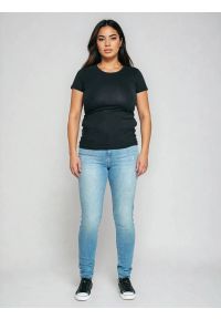Big-Star - Koszulka damska z krótkim rękawem czarna Classaca 906. Kolor: czarny. Długość rękawa: krótki rękaw. Długość: krótkie. Wzór: gładki #3