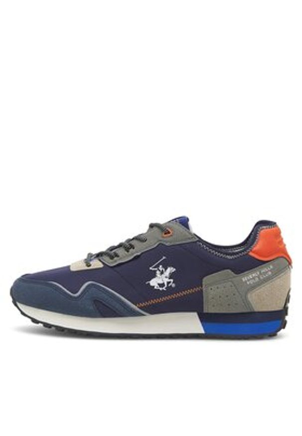 Beverly Hills Polo Club Sneakersy SPORTMAX-01 Granatowy. Kolor: niebieski. Materiał: materiał