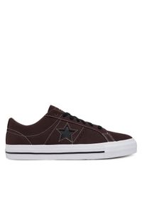 Converse Sneakersy Cons One Star Pro A10575C Brązowy. Kolor: brązowy. Materiał: skóra, zamsz