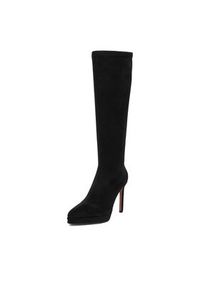 Nine West Kozaki CEO-DALAL-01 Czarny. Kolor: czarny. Materiał: materiał #5