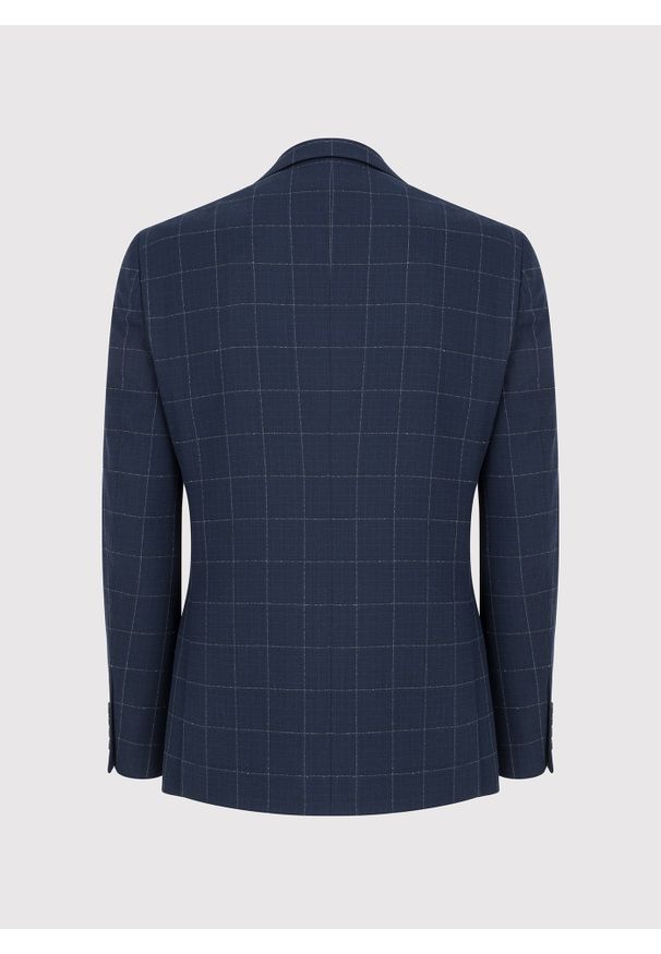 Pako Lorente - PAKO LORENTE – Casualowa marynarka męska w kratę. Okazja: na co dzień. Materiał: elastan, wiskoza, poliester. Wzór: kratka. Styl: casual