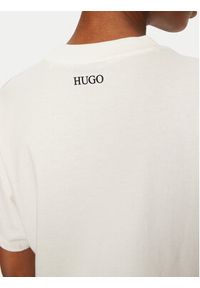 Hugo - HUGO T-Shirt Vintage Tee 50533958 Biały Relaxed Fit. Kolor: biały. Materiał: bawełna. Styl: vintage #3