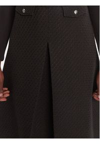 Hugo - HUGO Spódnica midi Raferi 50542629 982 Czarny Regular Fit. Kolor: czarny. Materiał: bawełna #4