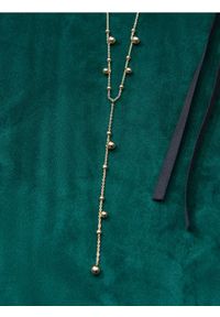 Sinsay - Naszyjnik z błyszczącym wykończeniem - złoty. Materiał: złote. Kolor: złoty #1