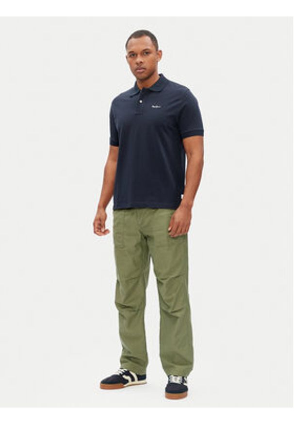 Pepe Jeans Polo Essential PM542298 Granatowy Regular Fit. Typ kołnierza: polo. Kolor: niebieski. Materiał: bawełna