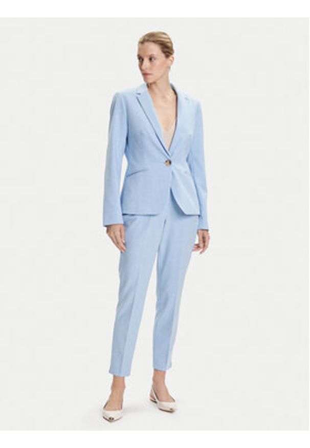 Tatuum Spodnie materiałowe Rimini T2505.150 Błękitny Slim Fit. Kolor: niebieski. Materiał: syntetyk