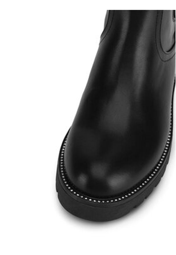 Jenny Fairy Botki WS5615-10 Czarny. Kolor: czarny. Materiał: skóra