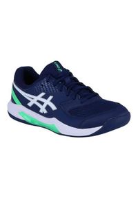 Buty do tenisa męskie Asics Gel Dedicate 8. Kolor: wielokolorowy. Materiał: materiał, syntetyk. Szerokość cholewki: normalna. Sport: tenis