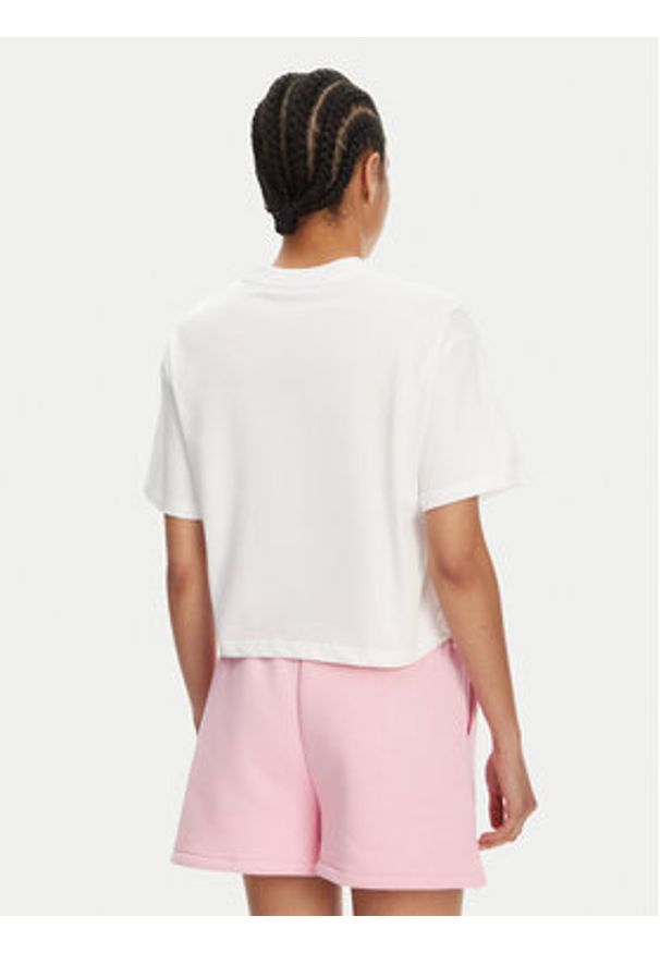 Hunter T-Shirt Abby HARW0059251 Biały Boxy Fit. Kolor: biały. Materiał: bawełna