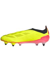 Adidas - Buty piłkarskie adidas Predator Elite Ll Sg M IE0046 żółte. Kolor: żółty. Szerokość cholewki: normalna. Sport: piłka nożna