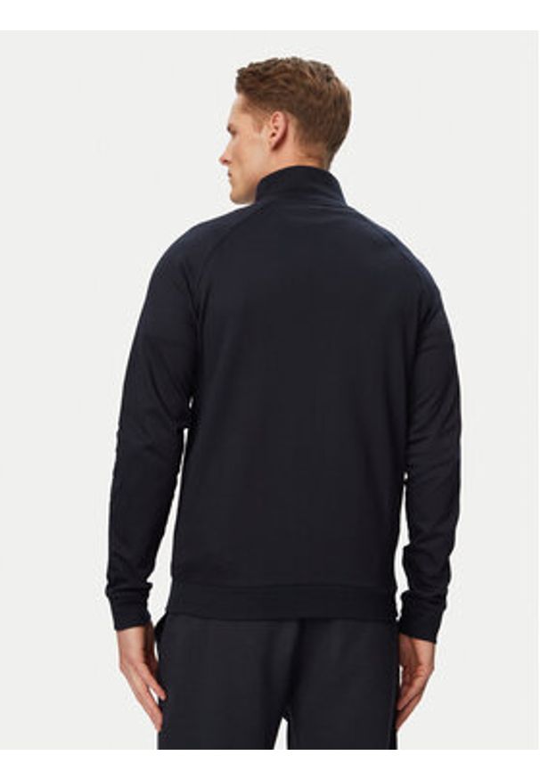 BOSS Bluza Authentic Jacket Z 50545564 Granatowy Regular Fit. Kolor: niebieski. Materiał: bawełna