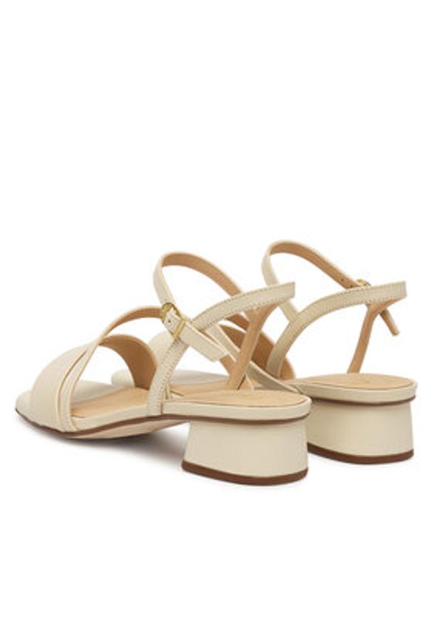 Clarks Sandały Serina35 Strap 26186118 Écru. Kolor: kremowy. Materiał: skóra