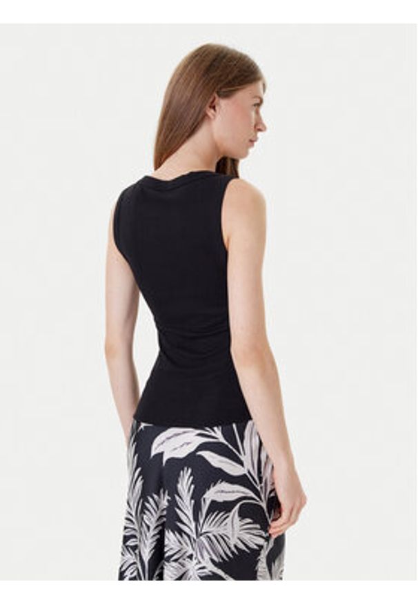 Guess Top W5RP16 KCNH2 Czarny Regular Fit. Kolor: czarny. Materiał: syntetyk